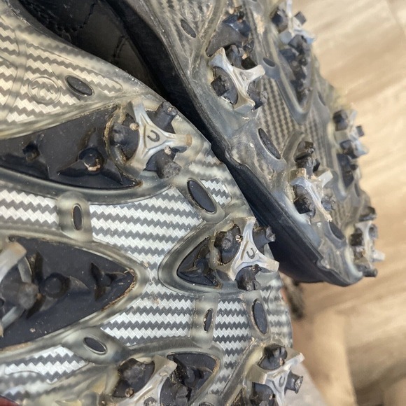 Ecco Hydromax Golf Shoes Size‎ EU 42 Black Men Spikes US 8.5 - Picture 4 of 10